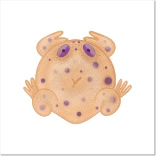 Frosted Blueberry Bagel Toad Posters and Art